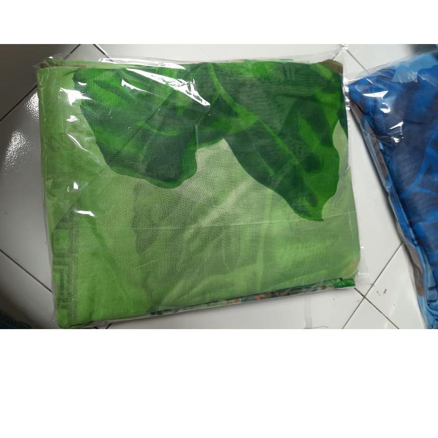 SHOPEE 10.10 original kelambu nyamuk kotak motif bunga uk 180x200,250x200,300x200cm kelambu nyamuk p