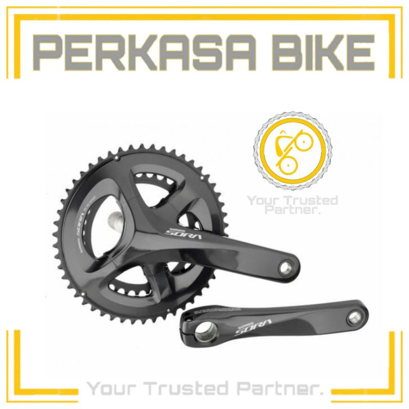CRANK SET SHIMANO SORA FC-R3000 DUAL DOUBLE PERKASABIKE