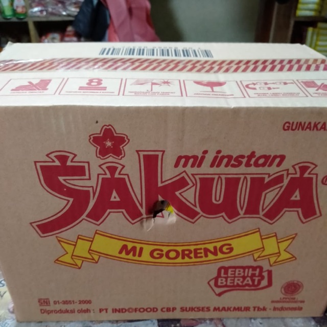 

Mie Sakura Goreng Kardus