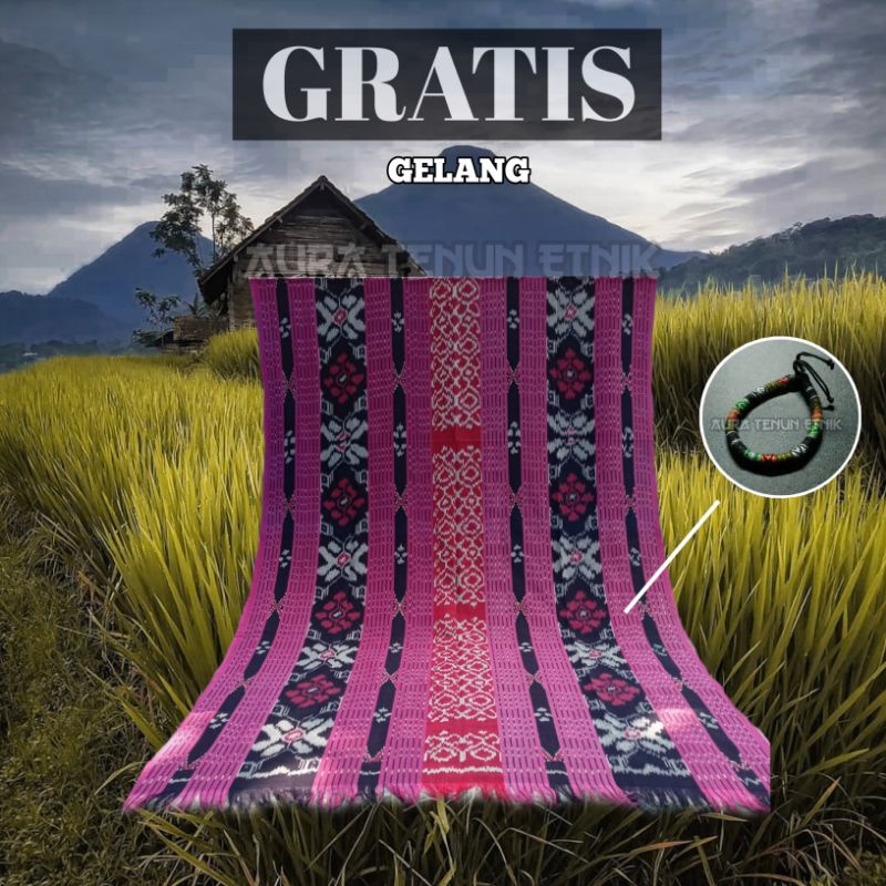Kain Tenun Ikat Blanket Etnik Toraja Ntt Fashion Baju Couple Pasangan Pria Wanita