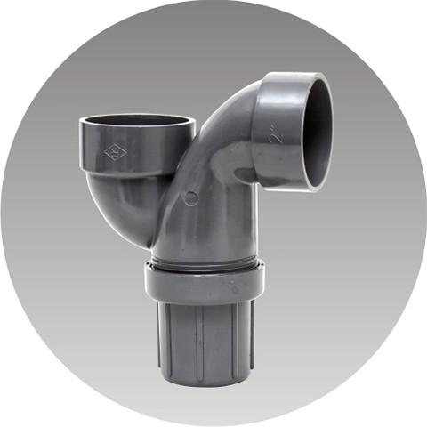 RUCIKA P TRAP D 3 INCH PVC