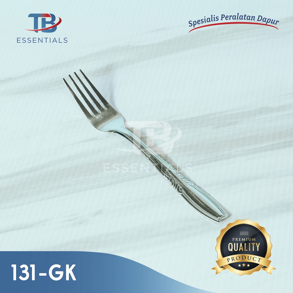 TB ESSENTIALS - DNT 131 GK Garpu Makan Polos Isi 12 pcs