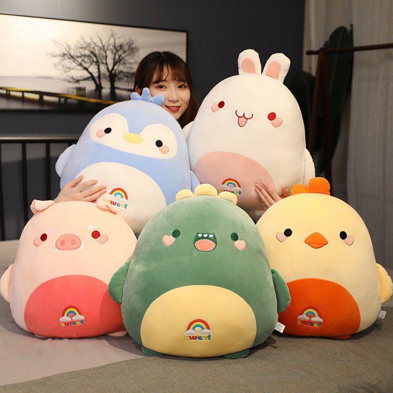 Bantal Karakter lucu dino pinguin kelinci 30cm