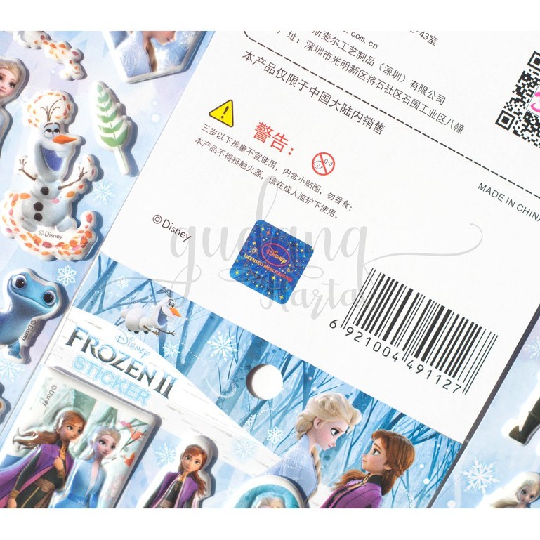 Stiker Princess Frozen 2 Stiker Lucu Stiker Unik DIY Scrapbook GH 303037