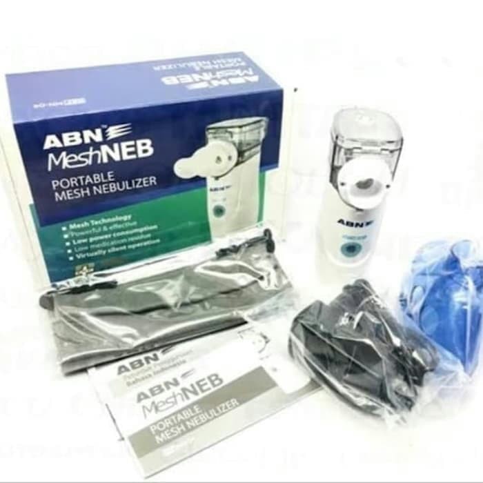 ABN Mesh Nebulizer Alat Inhalasi Uap Terapi Asma Portable