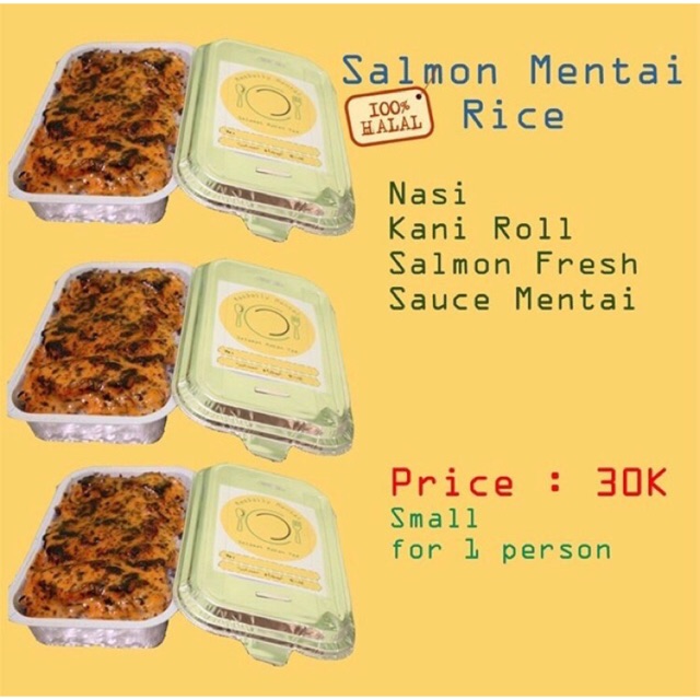 

Salmon Mentai Rice