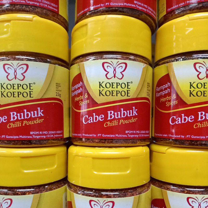 

Koepoe koepoe Bubuk Cabe 23gr