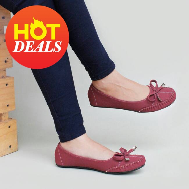 PALING MURAH SEPATU FLAT SHOES FLATSHOES GRATICA DR01051 PURPLE