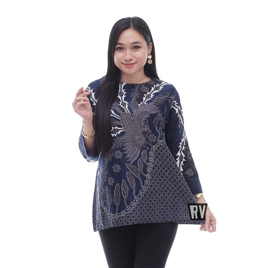 Atasan Batik Wanita Seragam Kantor Baju Kerja