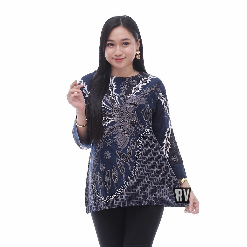 Atasan Batik Wanita Seragam Kantor Baju Kerja