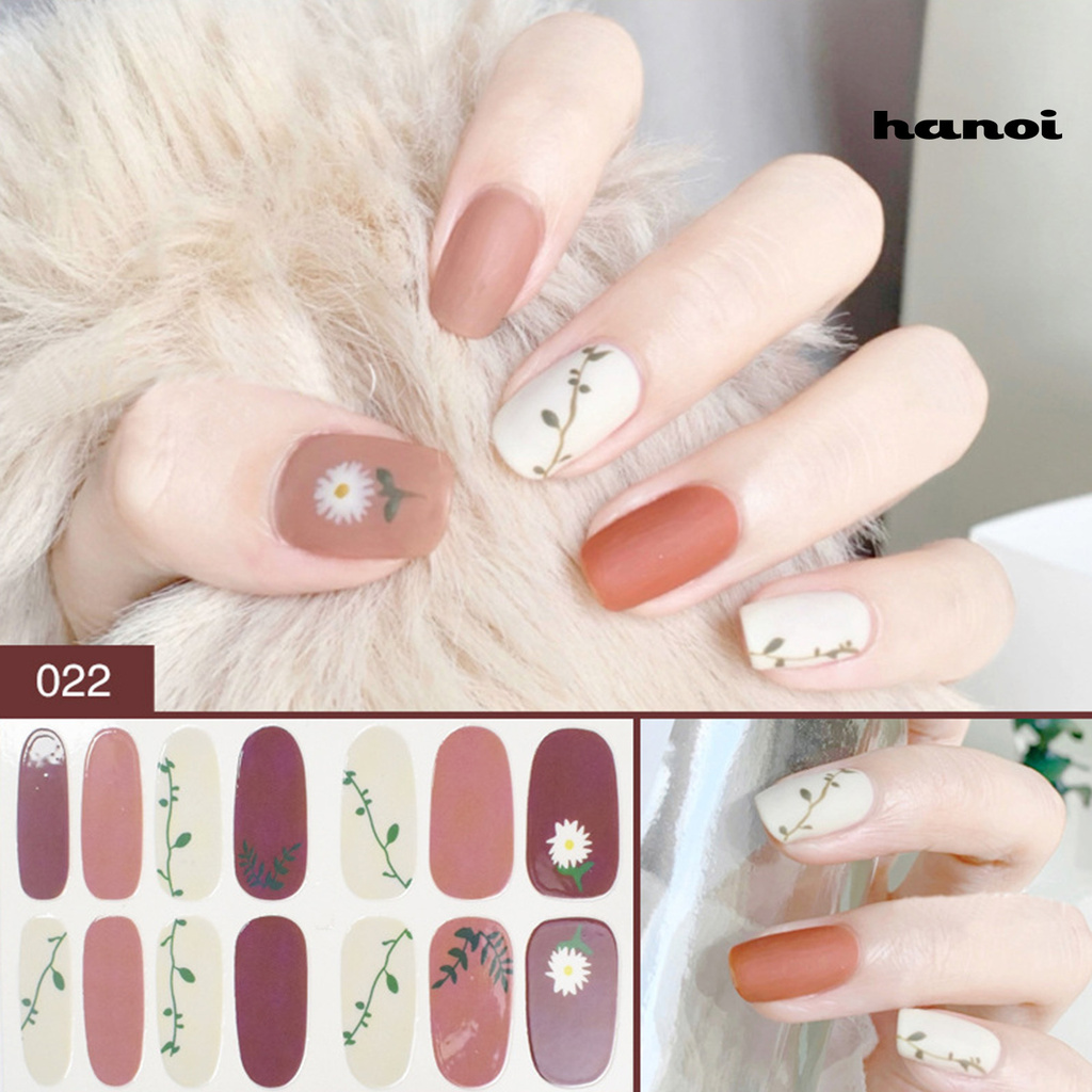 HN_Nail Art Decal Non-drop Safe Funny Lace Nail Decal for Home