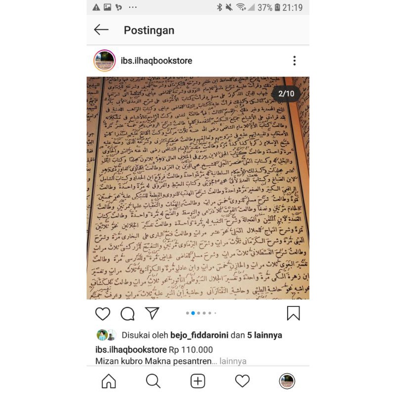 Mizan kubro makna pesantren lengkap