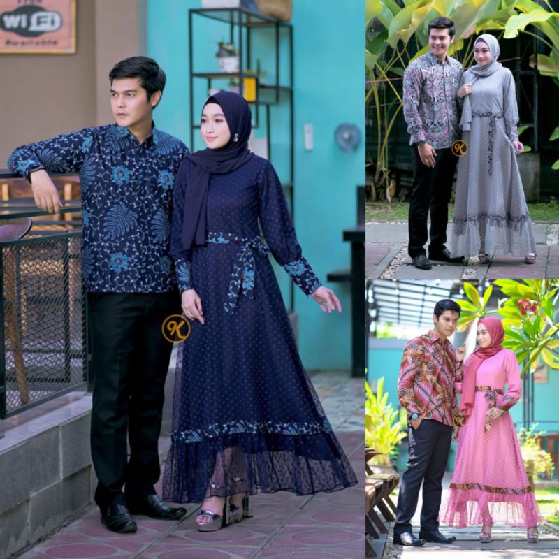 BAJU SERAGAM BATIK COUPLE GAMIS PASANGAN SARIMBIT KELUARGA CUSTOM ANAK / KEMEJA PRIA / BUSANA WANITA