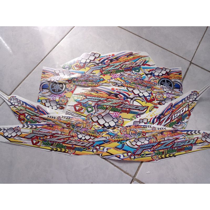 Striping Vixion NVA transparan hologram