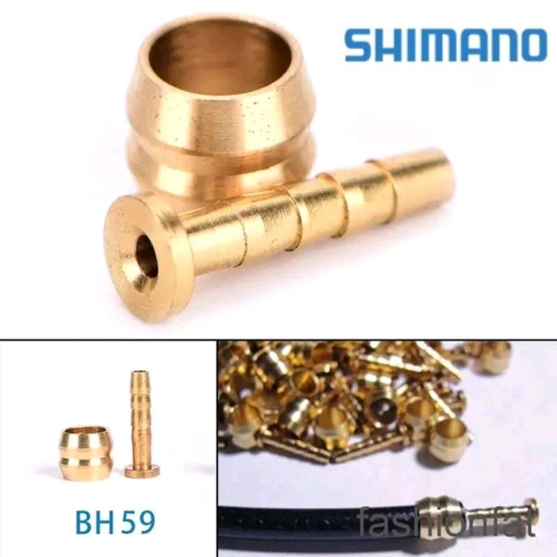 Olive Connector Shimano BH59 . Konektor Conector Kabel Rem Hidrolik Hidrolis Brake Set Sepeda