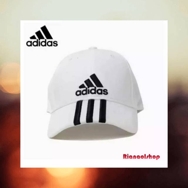 Topi pria dewasa/topi baseball/topi Adidas putih/topi pria keren/topi pria distro