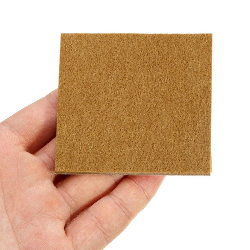 20pcs Furniture Pads Felt Sheets Self Adhesive Wood Floor Protectors 7cmx7cm Shopee Indonesia