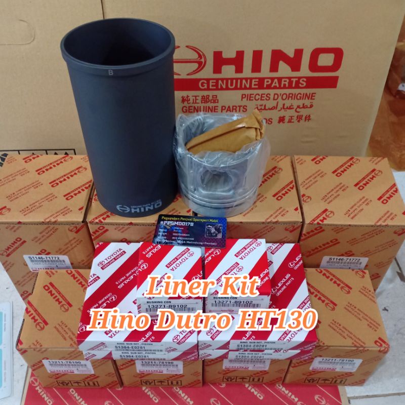Liner Kit Liner Set Komplit Hino Dutro Dyna HT130 Original