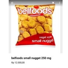 

belfoods small nugget 250grm