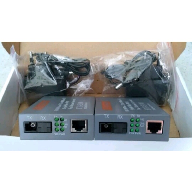 NETLINK Media Converter HTB3100 OPTICAL MEDIA CONVERTER (A/B)  WDM HTB-3100 ( sepasang )