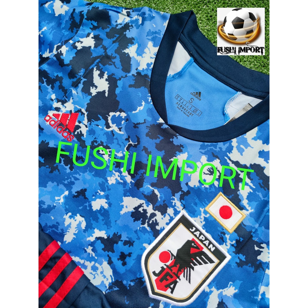 Setelan Jersey Baju Bola Jepang Home 2021 Japan ( Fullset Satu Set ) Grade Ori