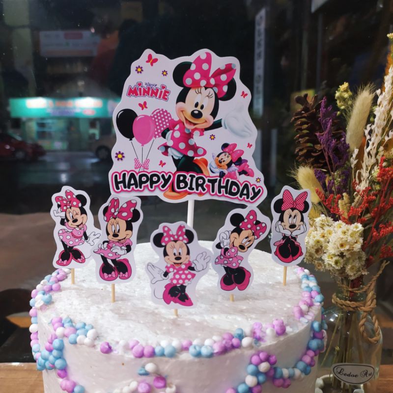 Topper Cake Minnie Mouse