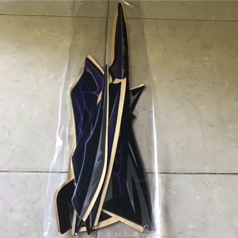 STRIPING SEPEDA MOTOR YAMAHA OLD VIXION 2010 TANGKI ABU ABU