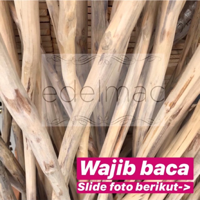 Ranting Kayu Jati Ranting Kayu Macrame part II Shopee Ranting Kayu Jati Ranting Kayu Macrame part II Shopee
