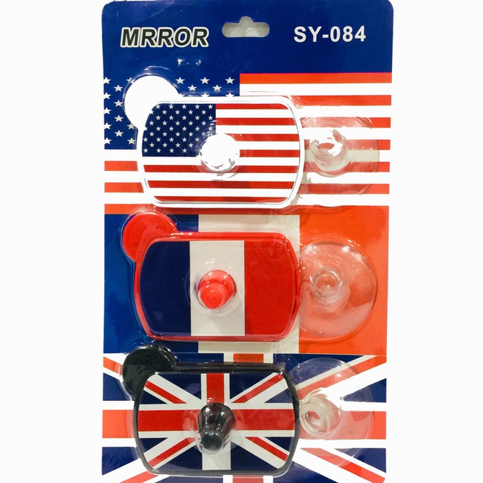 KACA SPION / SPOT MIRROR SY084 3 PCS KACA BENDERA UNIVERSAL