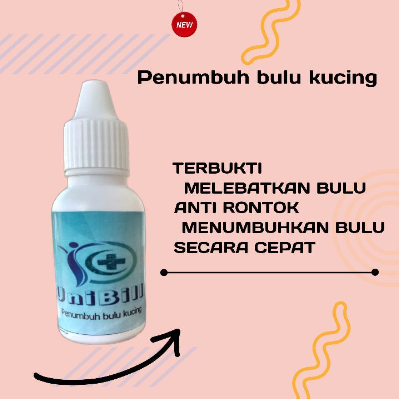 UNIBILL obat bulu kucing. penumbuh bulu kucing, khusus kucing