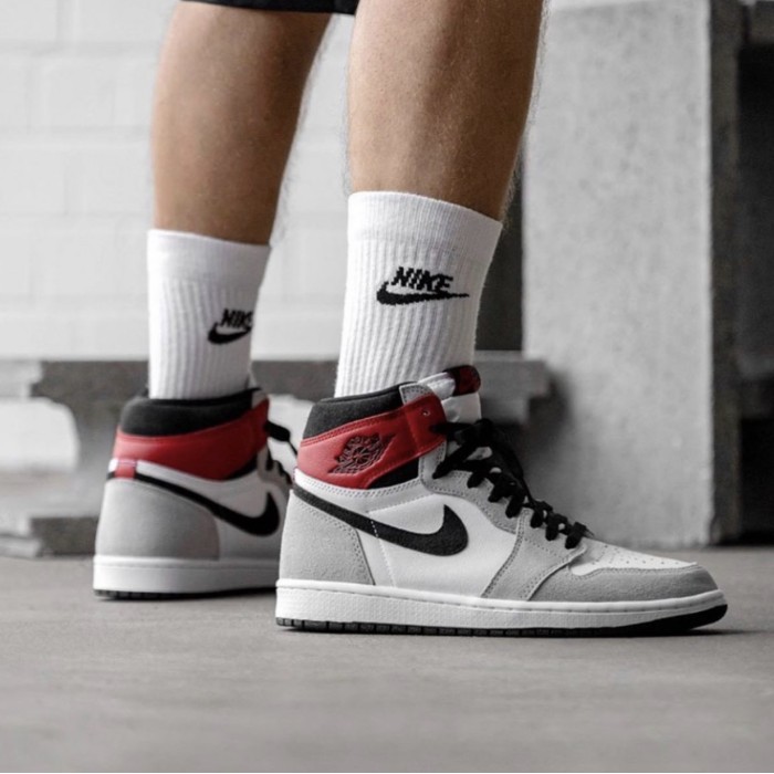 nike air jordan high grey