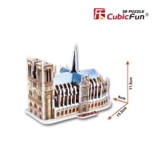 [NEW] CubicFun 3D Puzzle 🇫🇷 Notre Dame De Paris France