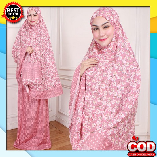 Gsl Mukena Dewasa Terusan Travel Cemara Jumbo Terbaru Mukenah Wanita Fashion Muslim Lebaran Murah Ke