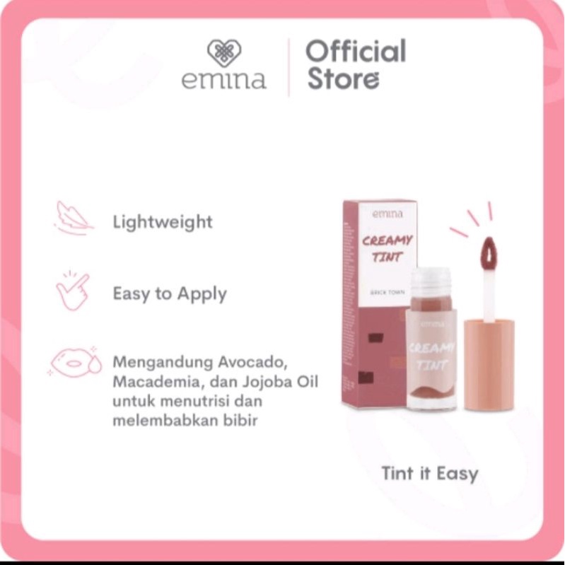 ❤ SHASYA ❤ EMINA CREAMY TINT NEW 1-5 3.6g | LIP TINT EMINA CREAMY TEXTURE BEST SELLER LIP TINT