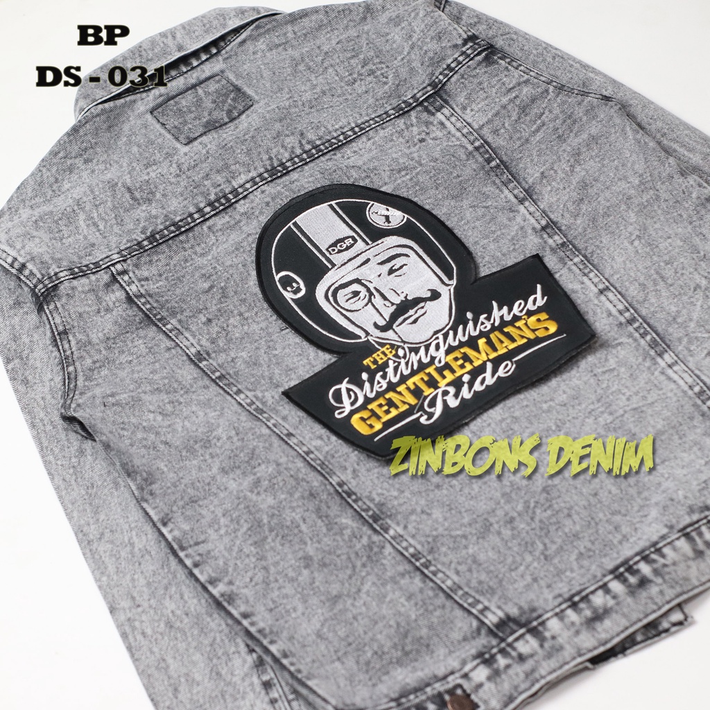 Back patch backpatch Harley bikers Chopper bordir punggung bordiran emblem besar bisa di aplikasi kan di jaket jeans