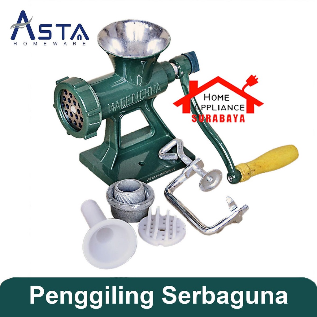 Alat Penggiling Gilingan Daging Serbaguna Meat Mincer NO 6 Asta ASMU-01 ASMU 01