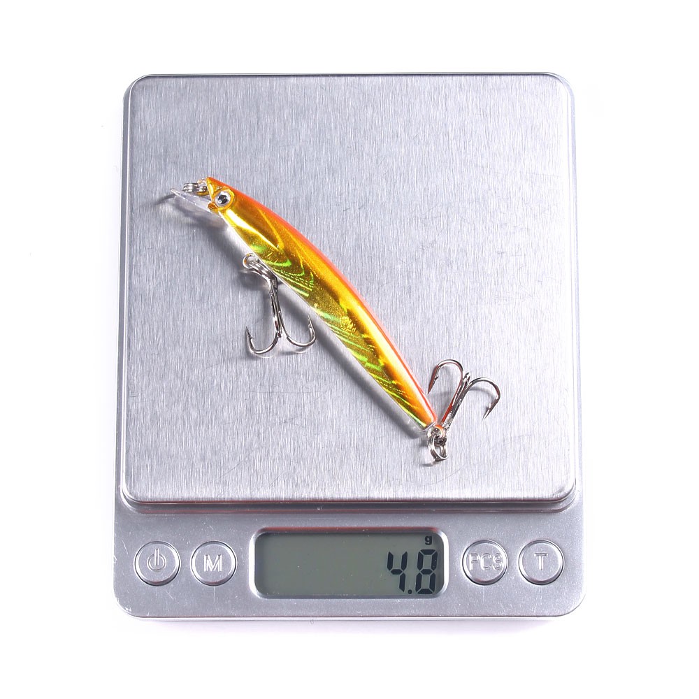 HENGJIA 1PCS Umpan Minnow 8CM 5G Swimbait Fishing Lure Bass Wobbler Ikan Kecil Kail Memancing Kait