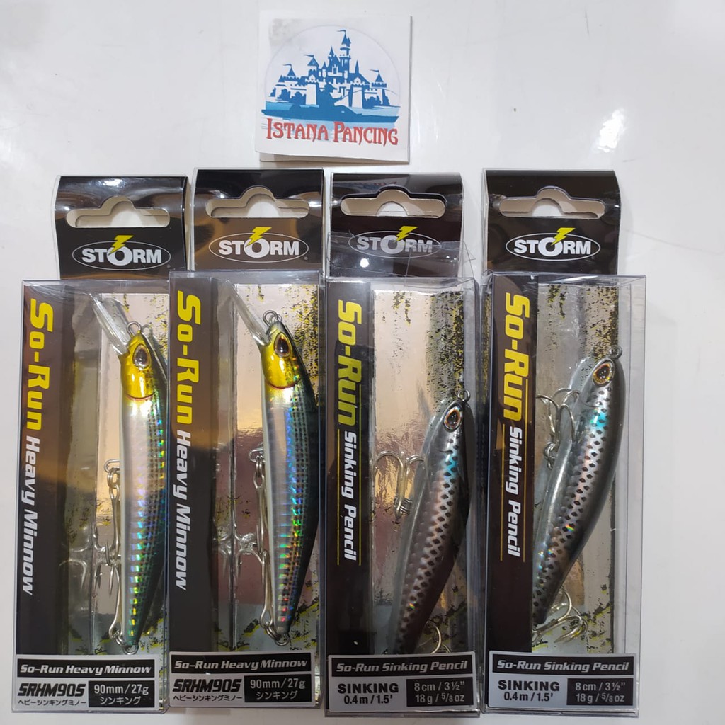 Umpan Storm So-run Heavy Minnow 90mm