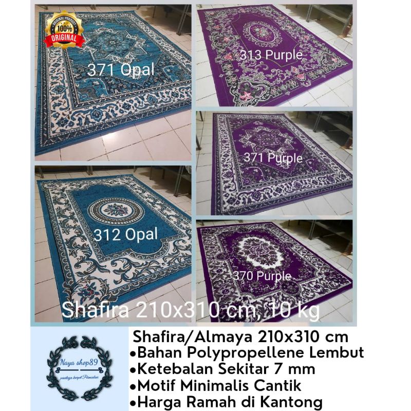 karpet Permadani Almaya/Shafira 210x310cm .