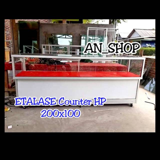 Etalase Counter HP 2x1