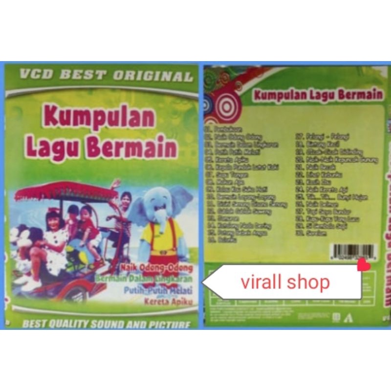 Kaset Lagu Anak " Kumpulan Lagu Bermain Anak Naik Odong-odong"