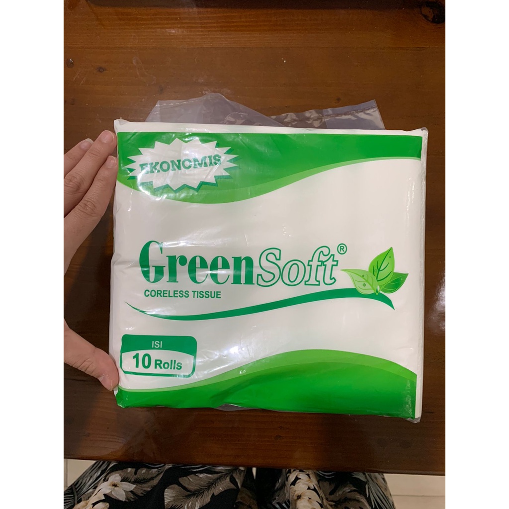 TISSUE GREEN SOFT BERBAGAI MACAM VARIASI SUPER HALUS ISI 200 SHEET, 170 SHEET, 800GR, 600GR, 10 ROLL [SWEETSPACE]