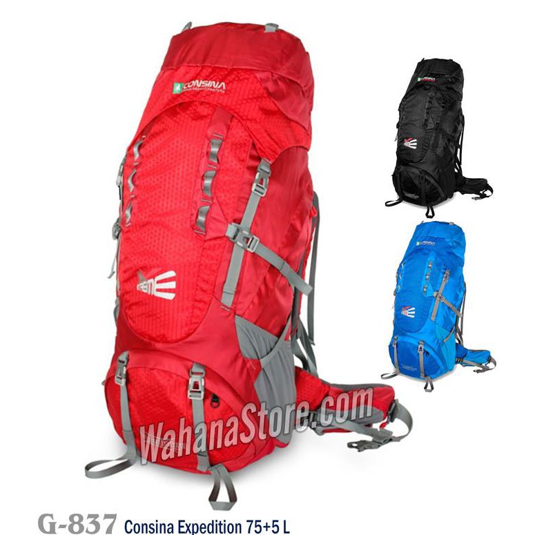 Terbaik Tas Gunung Consina Expedition 80 Liter Wahn