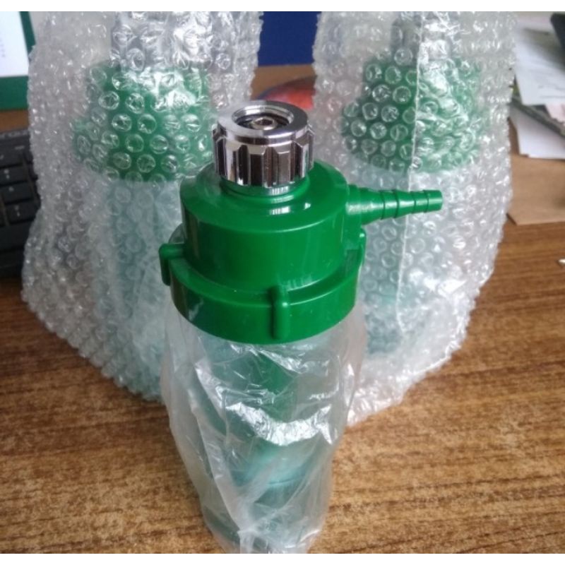 Tabung Regulator Oksigen /Botol Oksigen Regulator Humidifier / Botol Regulator Oksgen / Filter Botol Regulator Oksigen /  Botol Humidifier