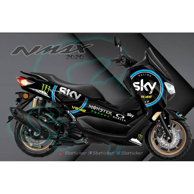 Decal nmax 2020 sky rossi