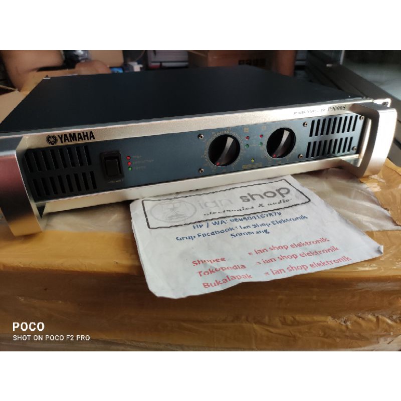 Power Amplifier Yamaha P9000S Power Yamaha P9000 S 900 Watt Grade A ada Low Cut dan Sub Frekuensi