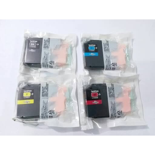 Tinta Brother LC583 ori satu set (- chip) J2510 J3720 J3520