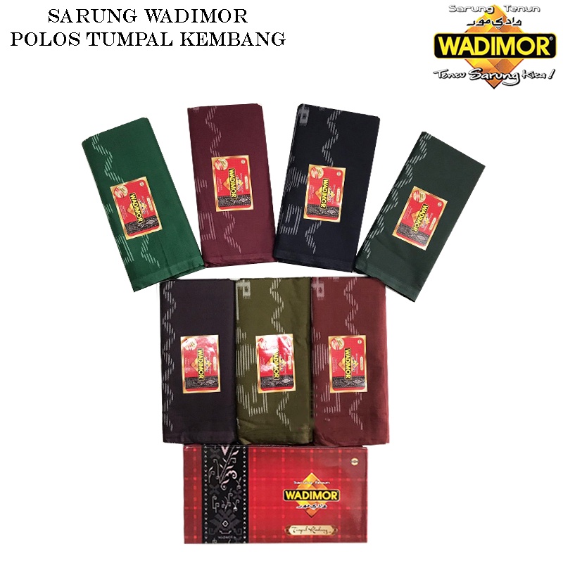 Sarung Tenun Wadimor Tumpal Kembang Motif Bali Sarung Dewasa Polos Tumpal Kembang