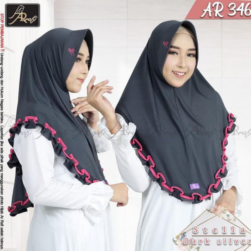 HIJAB INSTAN ORI ELNIDA GOTIK KOMBI AR 346