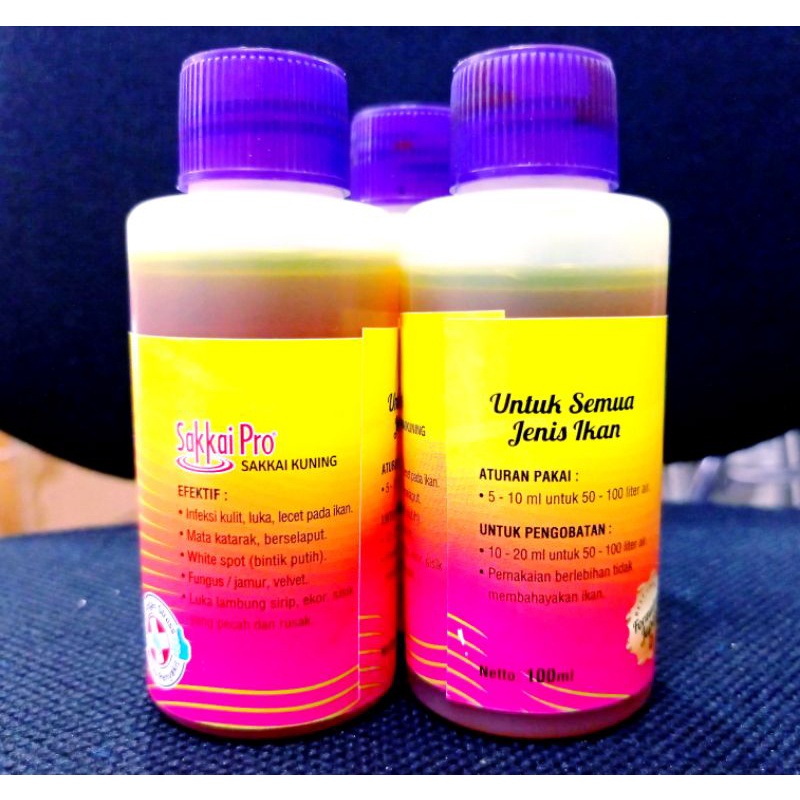 Obat Ikan anti jamur bakteri SAKKAI PRO ACRIFLAVINE 100ml